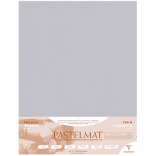 Бумага для пастели, 5л., 500*700мм Clairefontaine Pastelmat, 360г/м2, бархат, темно-серый