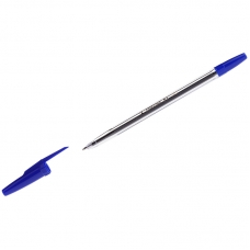 Ручка шариковая Corvina 51 Classic синяя, 1,0мм, прозрачный корпус