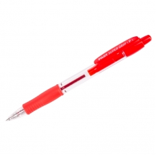 Ручка шариковая автоматическая Pilot Super Grip красная, 0,7мм, красный грип