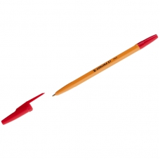 Ручка шариковая Corvina 51 Vintage красная, 1,0мм, желтый корпус