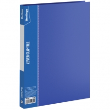 Папка с зажимом Berlingo Standard, 17мм, 700мкм, синяя