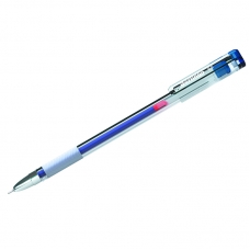 Ручка гелевая Berlingo Standard синяя, 0,5мм, грип, игольчатый стержень