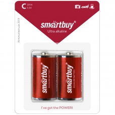Батарейка SmartBuy C LR14 алкалиновая, BC2