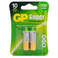 Батарейка GP Super AA LR06 15A алкалиновая, BC2