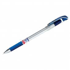Ручка шариковая Berlingo Silk Touch 2000 синяя, 0,7мм, игольчатый стержень, грип