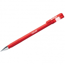 Ручка гелевая Berlingo Velvet красная, 0, 5мм, прорезиненный корпус