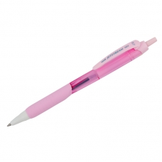Ручка шариковая автоматическая Uni Jetstream SXN-101-07FL синяя, 0,7 мм, грип, розовый корпус
