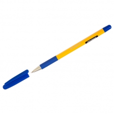 Ручка шариковая OfficeSpace Yellow Stone, синяя, 0,7мм, грип