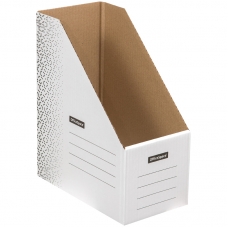 Накопитель-лоток архивный из микрогофрокартона OfficeSpace Standard плотный, 150мм, белый, 1400л.