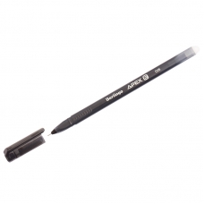 Ручка гелевая стираемая Berlingo Apex E, черная, 0, 5мм, трехгранная