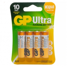 Батарейка GP Ultra AA LR06 15AU алкалиновая BC4