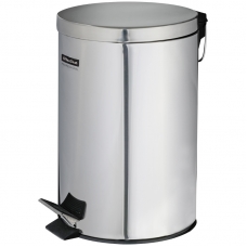 Ведро-контейнер для мусора урна OfficeClean Professional, 5л, нержавеющая сталь, хром