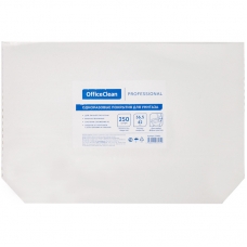 Одноразовые бумажные покрытия на унитаз OfficeClean Professional V1, 36,5*42см, 250шт., белые