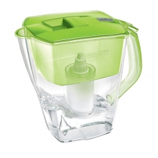 Кувшин-фильтр для воды Барьер Прайм зеленое яблоко, с картриджем, 4,2л, индикатор механический