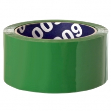 Клейкая лента упаковочная Unibob, 48мм*66м, 45мкм, зеленая