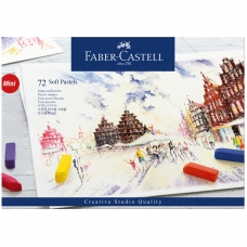 Пастель Faber-Castell Soft pastels, 72 цв., мини, картон. упак.