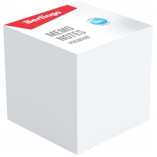 Блок для записи Berlingo Premium, 9*9*9, белый, 100% белизна