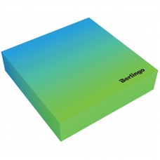 Блок для записи декоративный на склейке Berlingo Radiance 8, 5*8, 5*2, голубой/зеленый, 200л.