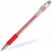 Ручка гелевая Crown Hi-Jell Grip красная, 0,5мм, грип HJR-500RB 215632w