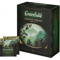 Чай Greenfield Jasmin Dream зеленый,100пак/уп 0586-09