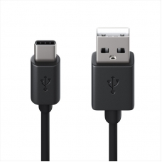 Кабель USB 2.0 - USB Type-C, М/М, 1 м, Red Line, чер, УТ000010553