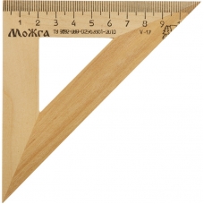 Треугольник деревянный 11см, угол 45 град усов, Можга С-138