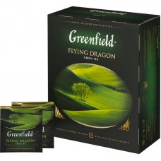 Чай Greenfield Flying Dragon зеленый фольгир.100пак/уп 0585-09
