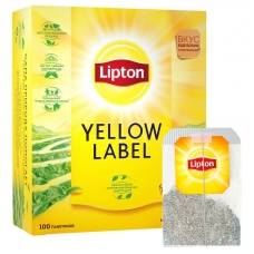 Чай Lipton Yellow Label черн. 100 пакx2гр/уп