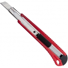Нож канцелярский 9мм Attache с фиксатором и металлическими направляющими