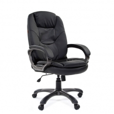 Кресло VT_CHAIRMAN 668 экокожа черная, пластик