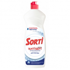 Средство для мытья посуды Sorti Контроль чистоты, антибактериальное, 900мл