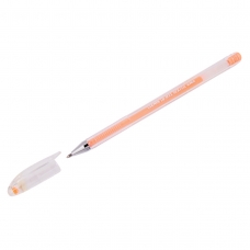 Ручка гелевая Crown Hi-Jell Pastel оранжевая пастель, 0, 8мм