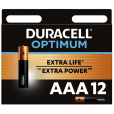 Батарейка Duracell Optimum AAA (LR03) алкалиновая, 12BL