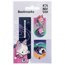 Закладки магнитные для книг, 3шт., MESHU Catbox