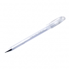 Ручка гелевая Crown Hi-Jell Pastel пастель белая, 0, 8мм