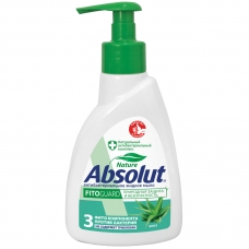 Мыло жидкое Absolut Алоэ, антибактериальное, с дозатором, 250мл
