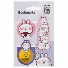 Закладки магнитные для книг, 3шт., MESHU Bubble bunny
