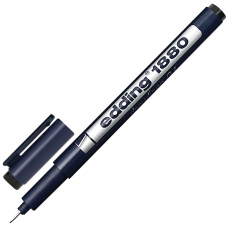 Ручка капиллярная EDDING DRAWLINER 1880, ЧЕРНАЯ, толщина письма 0,1 мм, водная основа, E-1880-0.1/1