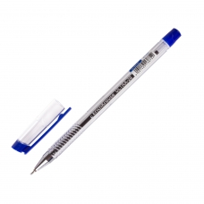 Ручка шариковая масляная ERICH KRAUSE Ultra-20, СИНЯЯ, корпус прозрачный, узел 0,7 мм, линия письма 0,26 мм, 13875