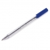 Ручка шариковая BRAUBERG Marine Classic, СИНЯЯ, трехгранная, корпус прозрачный, узел 0,7 мм, линия письма 0,5 мм, 141707 купите по выгодной цене