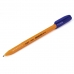 Ручка шариковая STAFF EVERYDAY BP-247 Orange, СИНЯЯ, шестигранная, корпус оранжевый, линия письма 0,5 мм, 142661 купите по выгодной цене