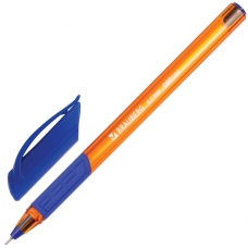 Ручка шариковая масляная BRAUBERG Extra Glide GT Tone Orange, СИНЯЯ, узел 0,7 мм, линия письма 0,35 мм, OBP144