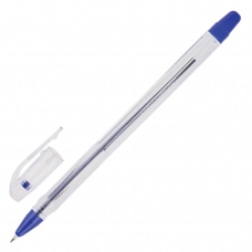 Ручка шариковая масляная CROWN Oil Jell, СИНЯЯ, узел 0,7 мм, линия письма 0,5 мм, OJ-500B