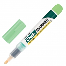 Маркер меловой MUNHWA Chalk Marker, 3 мм, ЗЕЛЕНЫЙ, сухостираемый, для гладких поверхностей, CM-04