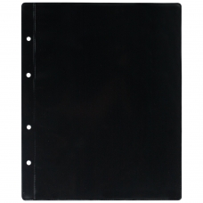 Листы-вкладыши разделители для альбома Оптима М9-05, комплект 10 шт., 200х247 мм, черные, РЛ