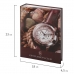 Фотоальбом BRAUBERG на 200 фотографий 10х15 см, твердая обложка, Часы, коричневый, 390667 купите по выгодной цене