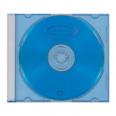 Диск DVD+RW плюс VERBATIM, 4,7 Gb, 4x, Color Slim Case