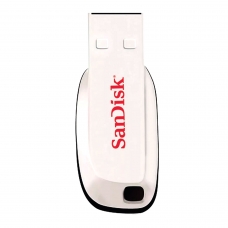 Флэш-диск 16 GB, SANDISK Cruzer Blade, USB 2.0, белый, Z50C-016G-B35W