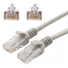 Кабель патч-корд UTP 5e категория, RJ-45, 10 м, CABLEXPERT, для подключения по локальной сети LAN, PP12-10M