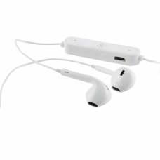 Наушники с микрофоном гарнитура RED LINE BHS-01, Bluetooth, беспроводые, белые, УТ000013645